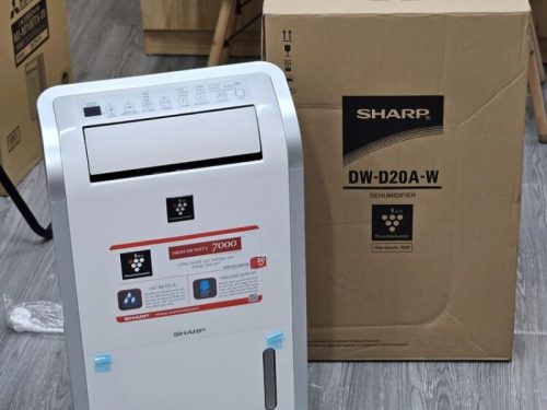 Đóng gói máy hút ẩm Sharp DW-D20A-W