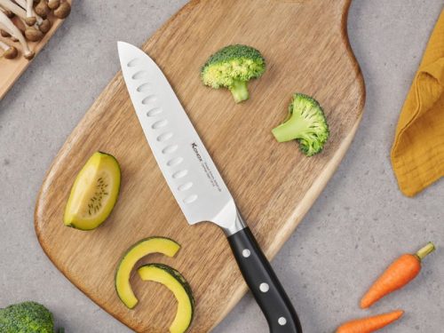 Hình ảnh dao đa năng thép Đức Konox Emmitt Series 7″ Santoku