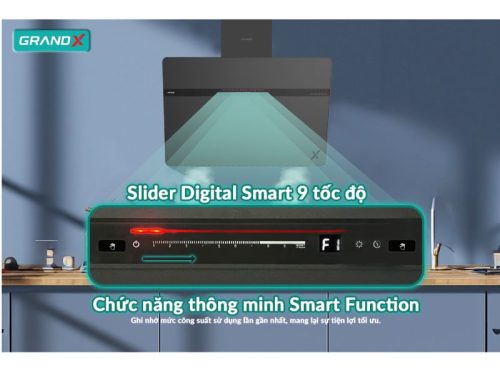 Ảnh bảng điều khiển máy hút mùi vát ( BLDC) GX H90S86B