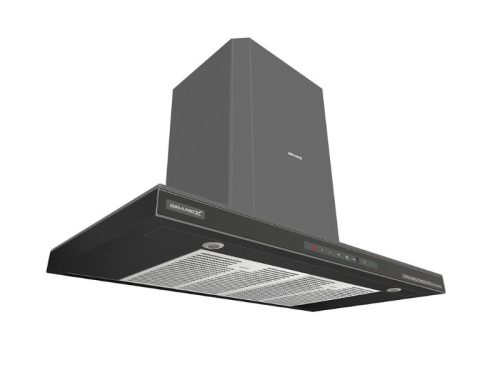 Ảnh góc cạnh máy hút mùi áp tường chữ T ( BLDC) Grandx GX H90C69G