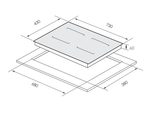 Kích thước bếp từ GrandX GX IP856Pro