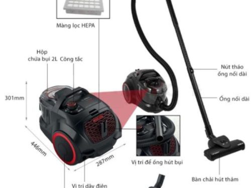 chi tiet may hut bui dang hop bosch bgs21wx100