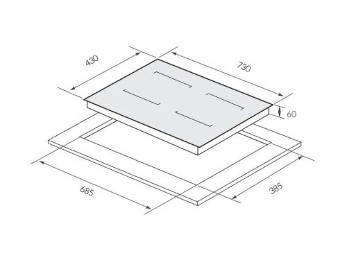 Kích thước bếp từ GrandX GX IH675SE