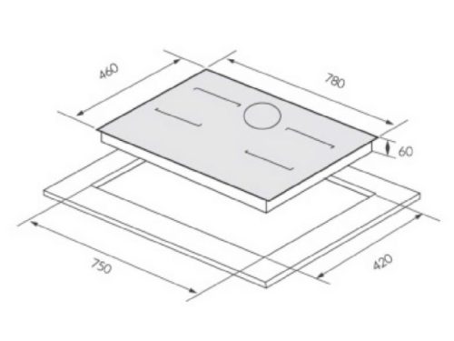 Kích thước bếp từ GrandX GX IH738Lux