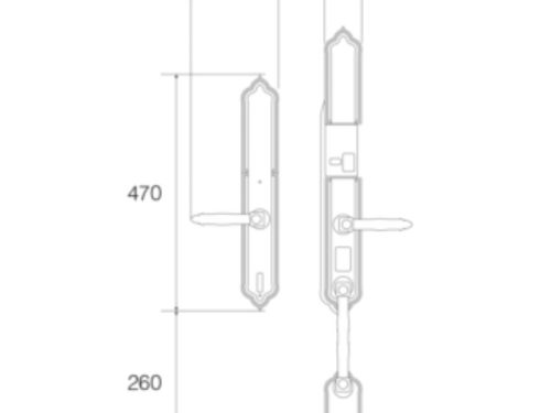 Khóa thông minh Faster FS009-24K BRASS 2 kich thuoc khoa thong minh faster fs009 24k brass