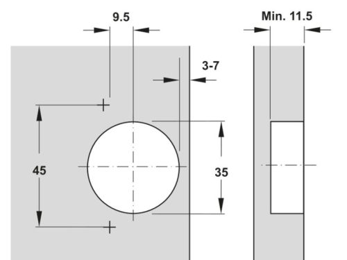 lap dat ban le trum ngoai metalla sm 110 giam chan hafele 315 07 113