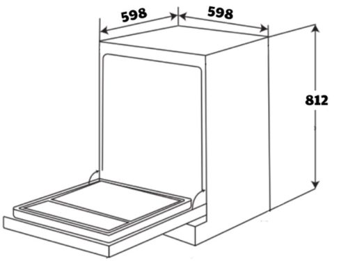 Kích thước máy rửa bát GrandX SMI8GX68