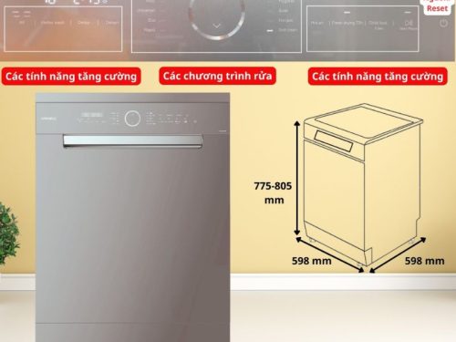 Máy rửa bát GrandX SMS8GX89G