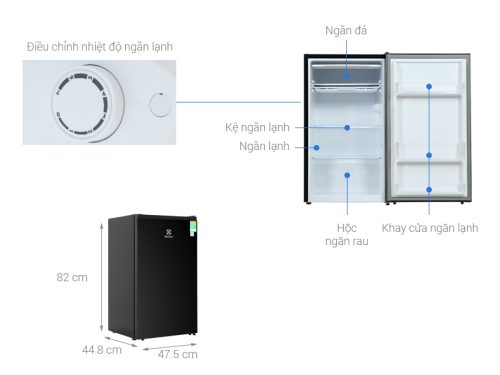 Tủ lạnh Electrolux 94 Lít EUM0930BD-VN 5 EUM0930BD VN 3