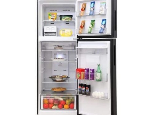 anh tu lanh 2 canh ngan da tren inverter 328 lit aqua aqr t380fa wgb