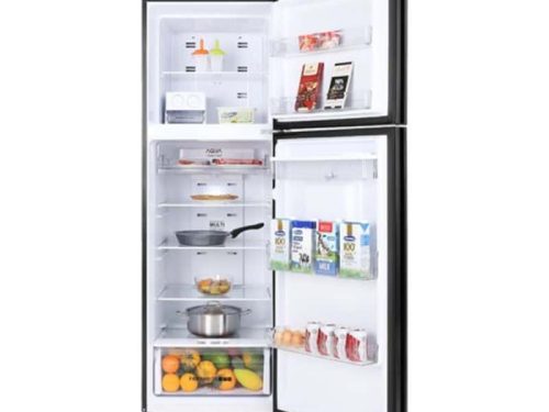 anh tu lanh 2 canh ngan da tren inverter 347 lit aqua aqr t389fa wgb