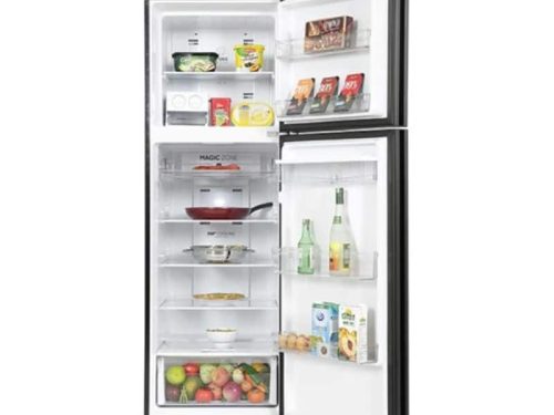 anh tu lanh 2 canh ngan da tren inverter 347 lit aqua aqr t390fa wgm