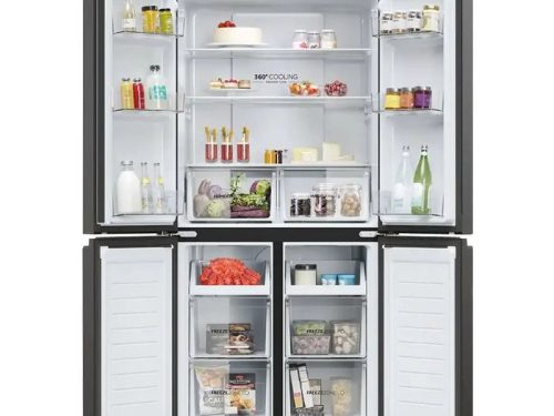 Tủ Lạnh 4 cánh Multi Doors Inverter 469 Lít Aqua AQR-M536XA(GB) 3 anh tu lanh 4 canh multi doors inverter 469 lit aqua aqr m536xagb