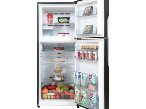 hinh anh tu lanh 2 canh inverter 339 lit hitachi r fvx450pgv9 gbk