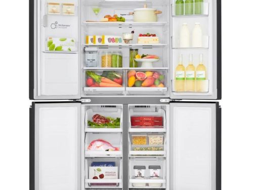 hinh anh tu lanh 4 canh multi door inverter 494 lit lg gr d22mbi