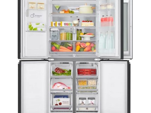 hinh anh tu lanh 4 canh multi door inverter 496 lit lg gr x22mbi