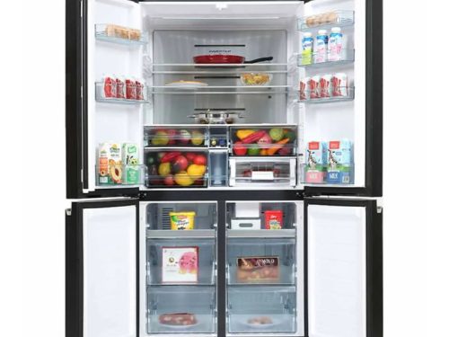 hinh anh tu lanh 4 canh multi door inverter 569 lit hitachi r wb640vgv0 gbk