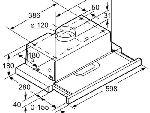 kich thuoc may hut mui am tu bosch dft63ac50