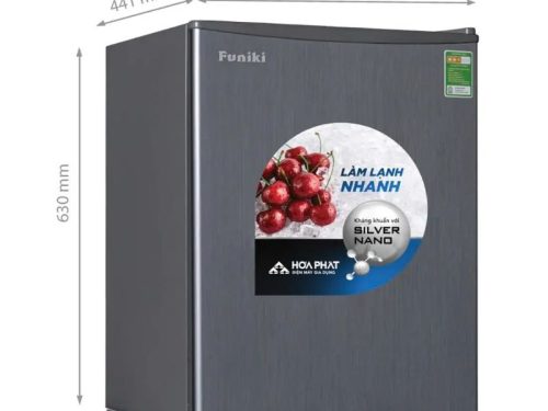 kich thuoc tu lanh 1 canh mini 74 lit funiki fr 71cd