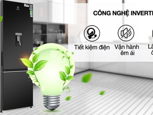 tu lanh electrolux inverter 335 lit ebb3762k h