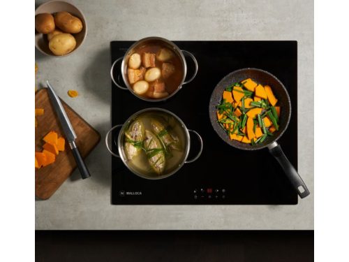 Ảnh bếp từ Malloca 3 vùng nấu MH-5903 IN lắp âm