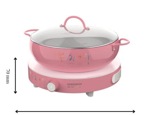 Bếp từ mini Hawonkoo CEH-101-I-PK di động 4 kich thuoc bep tu mini hawonkoo ceh 101 i pk di dong