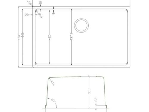 kich thuoc chau rua bat konox tari 7648sm