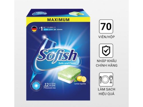 Viên rửa bát Sofish maximum 70 viên