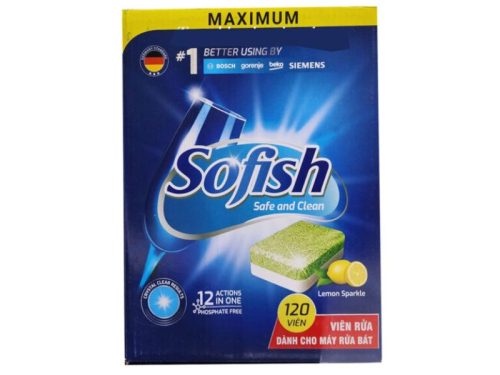 Viên rửa bát Sofish maximum 120 viên
