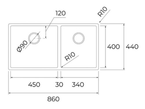 kich thuoc chau rua chen teka bx 2b 860 115040034