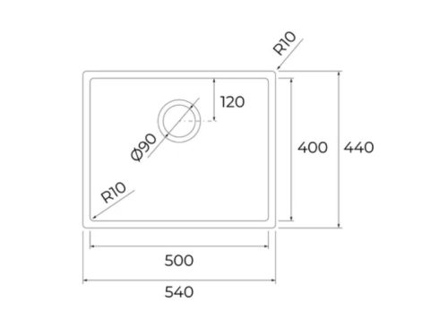kich thuoc chau rua chen teka bx r10 50 40 115010040