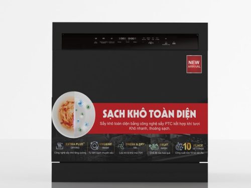 Máy rửa bát Kocher X10PRO 3 anh thuc te may rua bat kocher x10pro