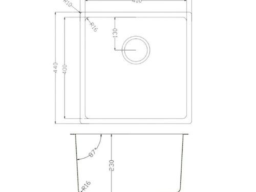 kich thuoc chau rua bat konox tari 400sm
