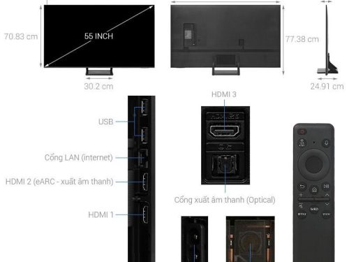 kich thuoc smart tivi qled samsung 4k 55 inch qa55q65d
