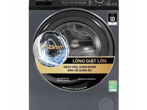 Máy Giặt Aqua Inverter 8.5 Kg AQD-A852J.BK cửa trước