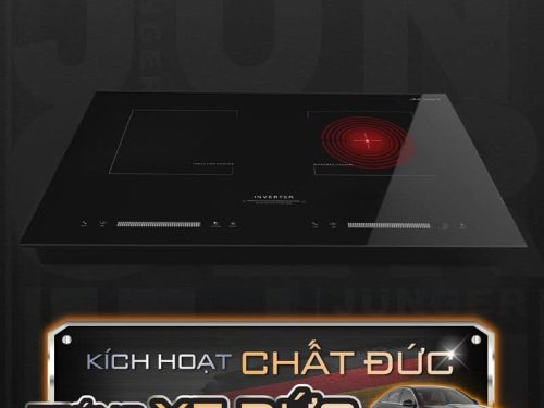Bếp từ kết hợp hồng ngoại Junger SIS-66 lắp âm