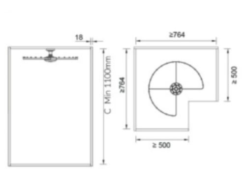 kich thuoc gia treo tran goc tu quan ao 270 do grandx xm.270a