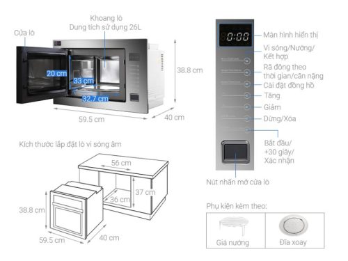 thong so ky thuat lo vi song junger tk 90