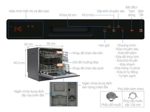 thong so may rua bat doc lap junger leopard dwj 103
