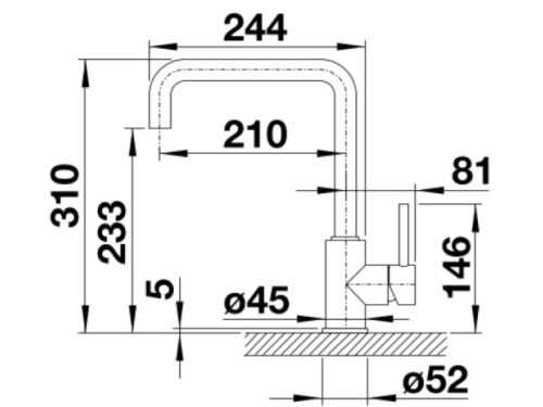 lap dat voi inox rua bat blanco mili chrome 524709