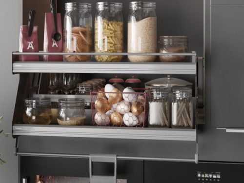 Kệ nâng hạ Hafele 504.68.373 Imove R600mm